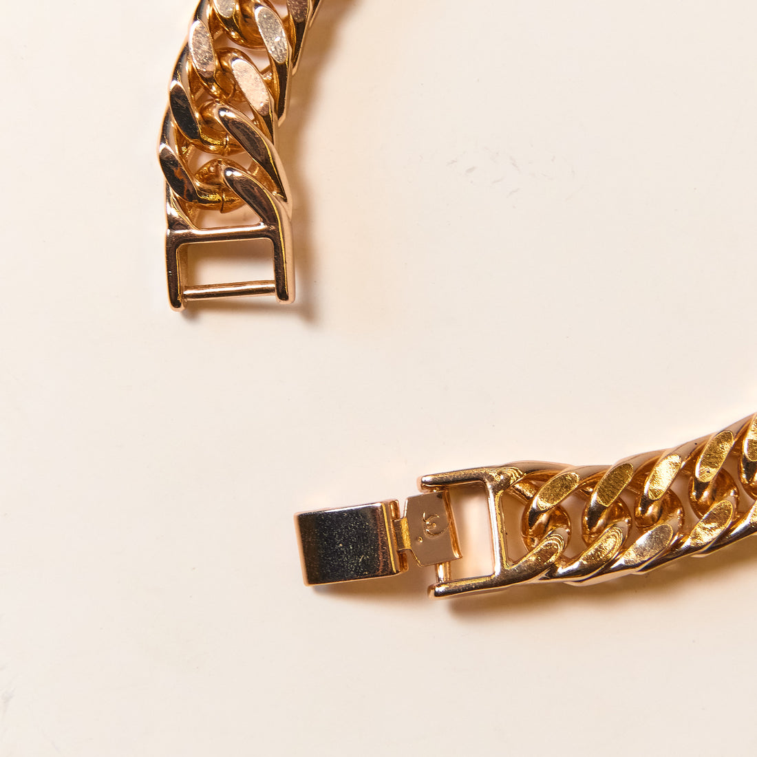 Brazalete Cuban Classic 12mm Rose Gold