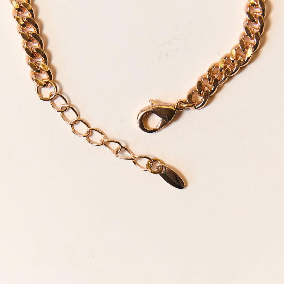 Brazalete Mini Cuban Classic Gold Rose