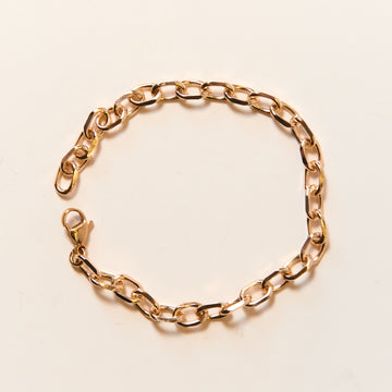 Brazalete Eslabones Chunky Gold