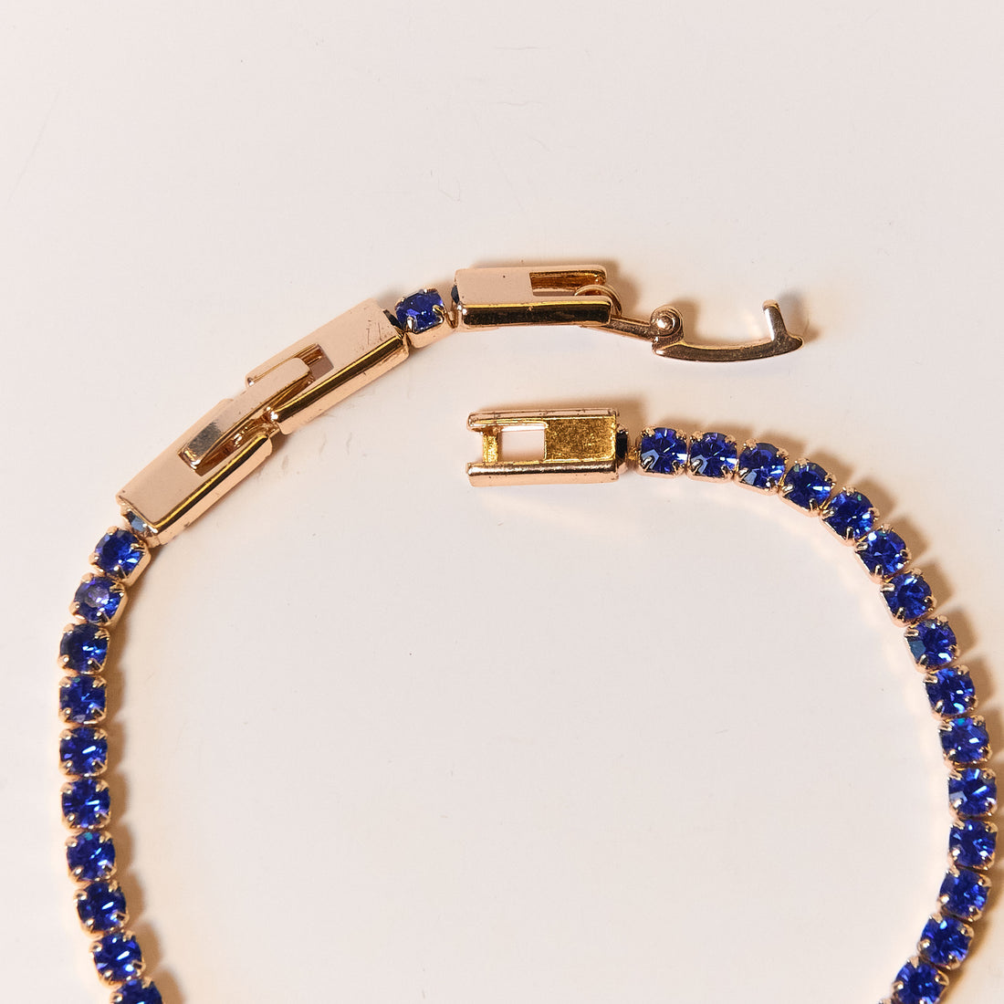 Brazalete Tennis Classic Blue | Gold