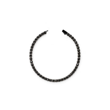 Brazalete Tennis Black Moissanita