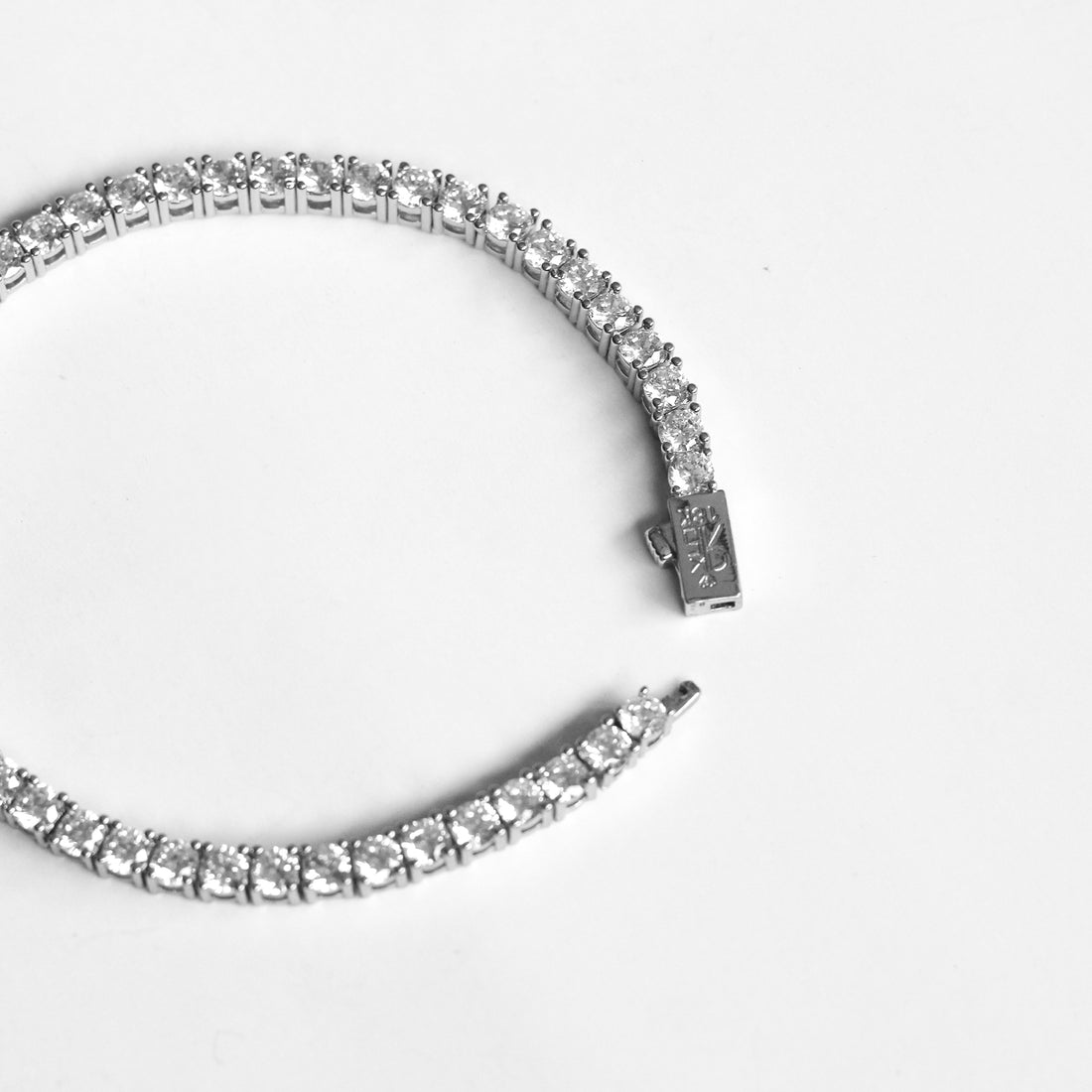 Pulsera Tennis 4mm Silver