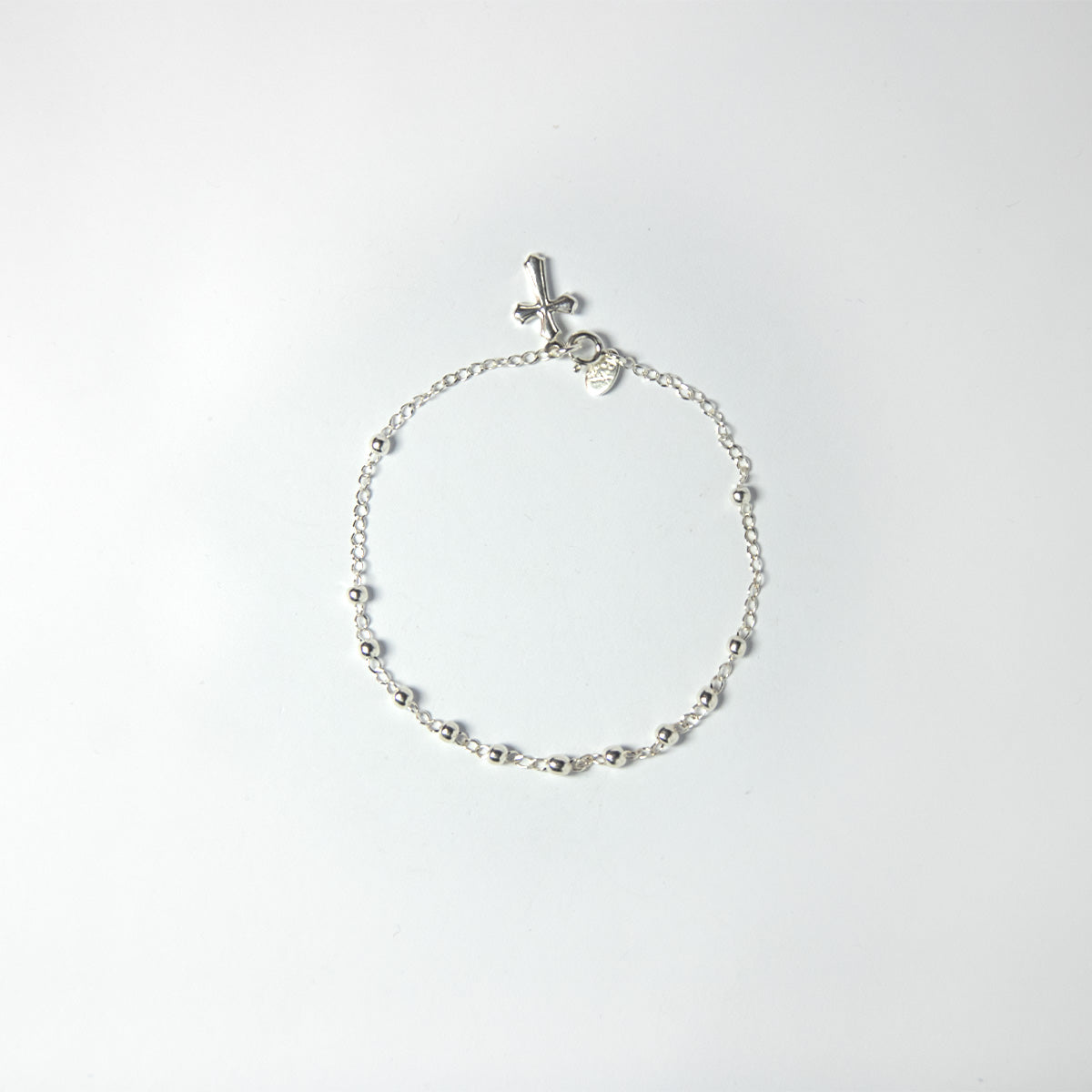 Brazalete Cruz colgante Plata 925