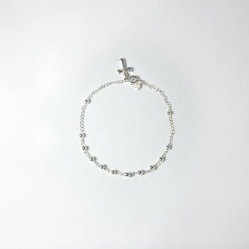 Brazalete Cruz colgante Plata 925