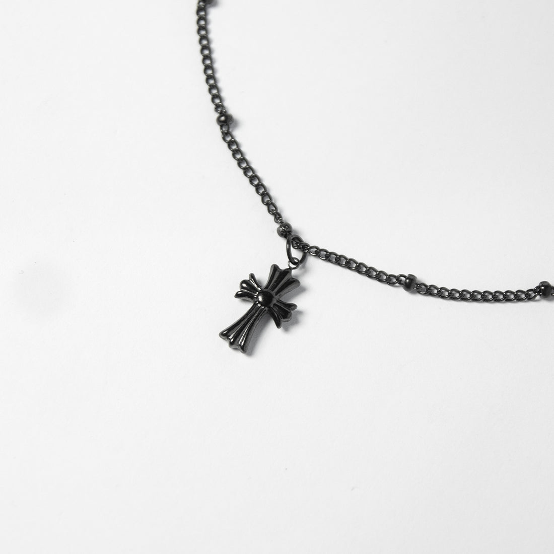 Black Mini Gothic Croos