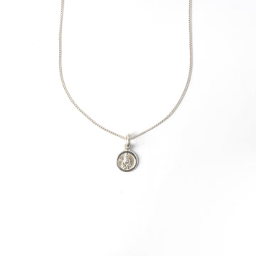 Cadena Dije Virgen Plata 925