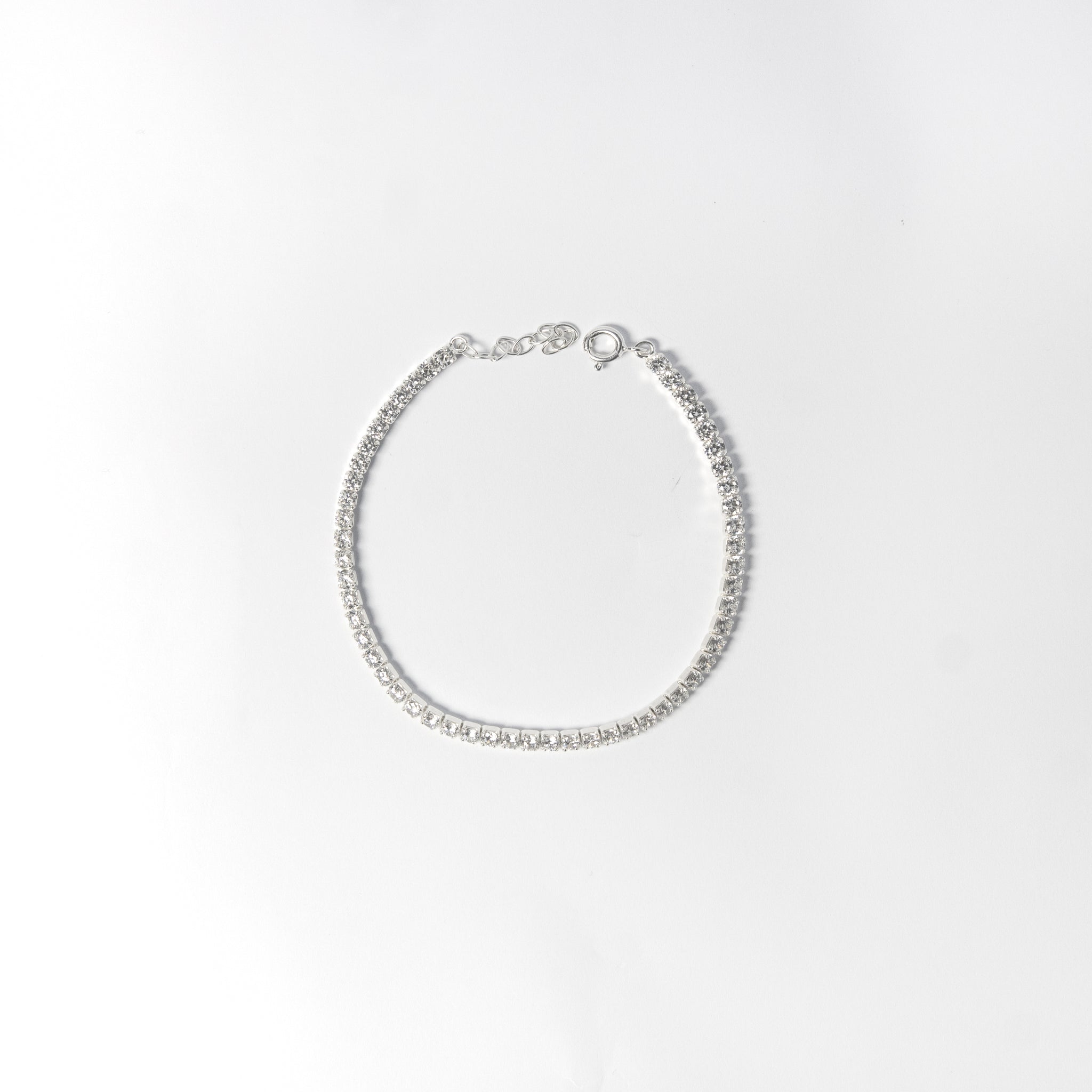 Brazalete Tennis 2mm Plata 925