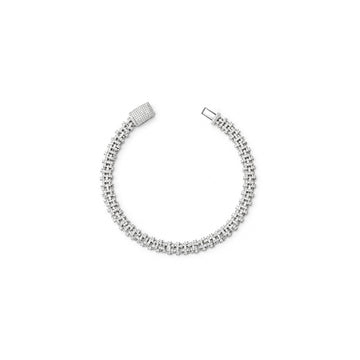 Brazalete Cuban Ghotic Iced Moisannita