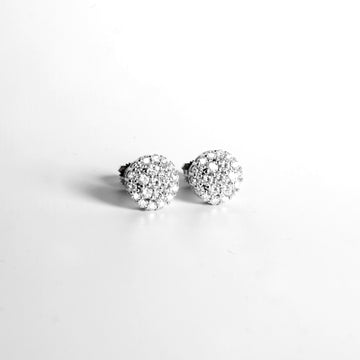 Arete Circular 2.0 Moissanita Plata 925