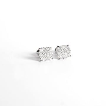 Arete Circular 3.0 Moissanita Plata 925