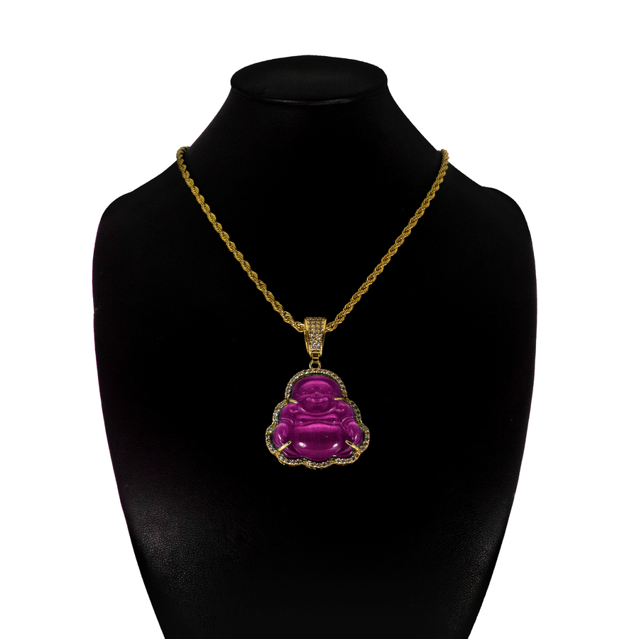 Cadena Budaah Ice Purpura 18k