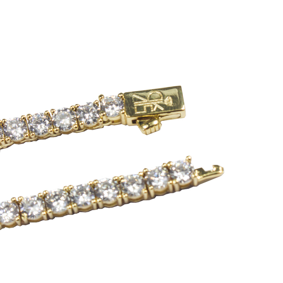 Cadena Tennis Gold 6mm