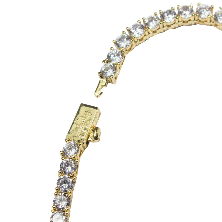 Cadena Tennis Gold 6mm