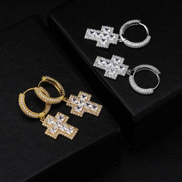 Arete Cross Diamond 24k