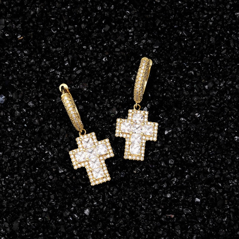 Arete Cross Diamond 24k