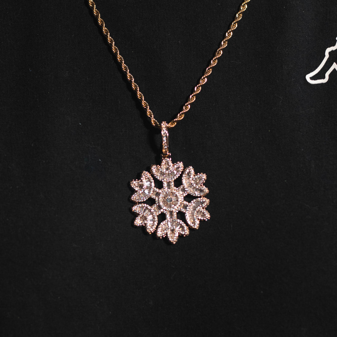 Cadena Copo Gold Rose Ice 18k