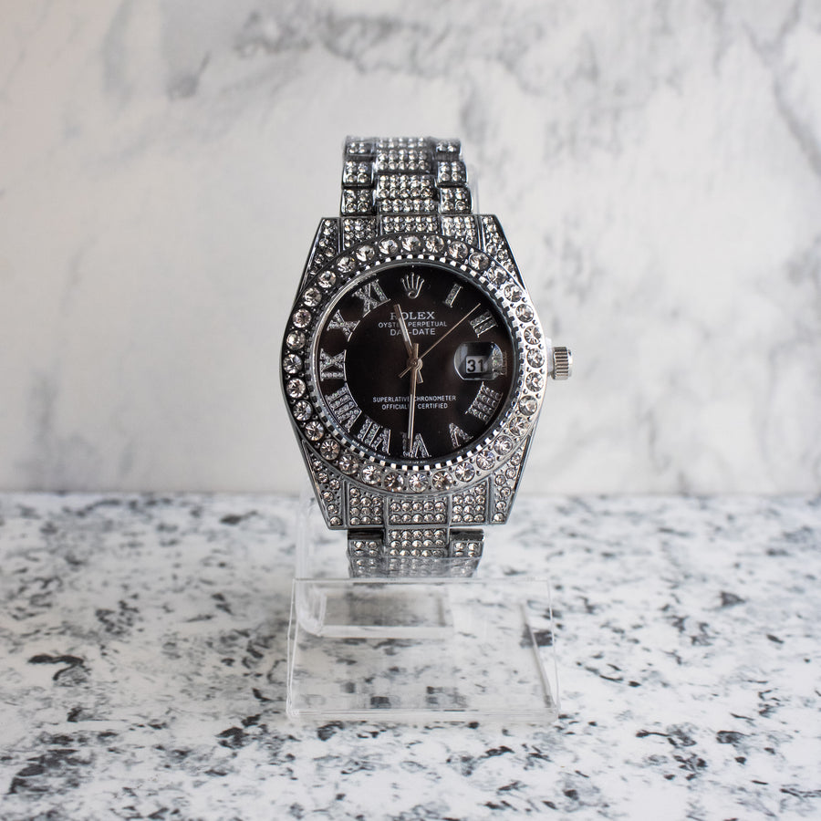 Reloj Rx Silver Negro 18k