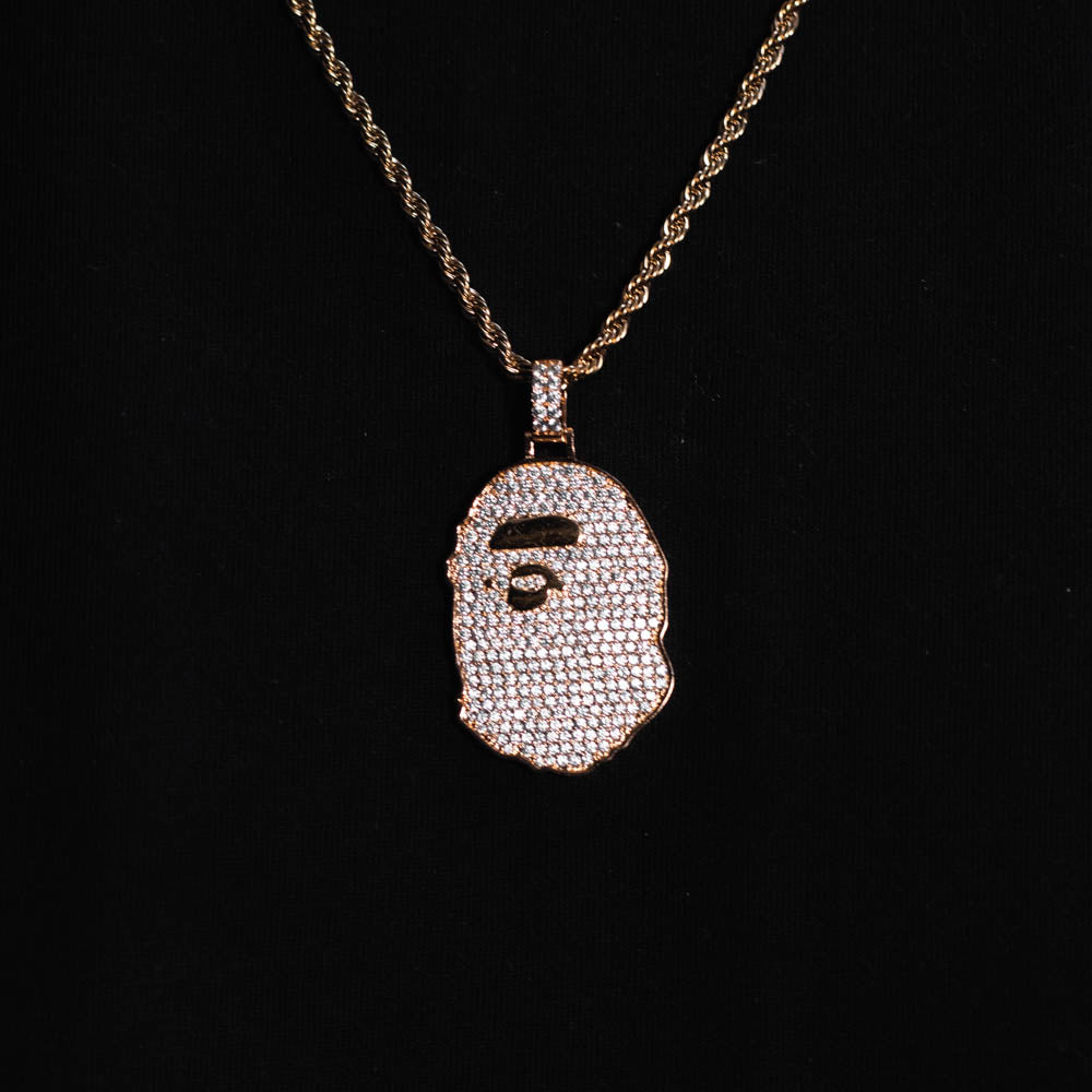 Cadena Bape Gold Rose 18k