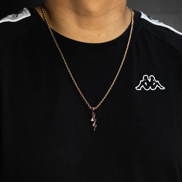 Cadena Trueno Clasico Gold Rose