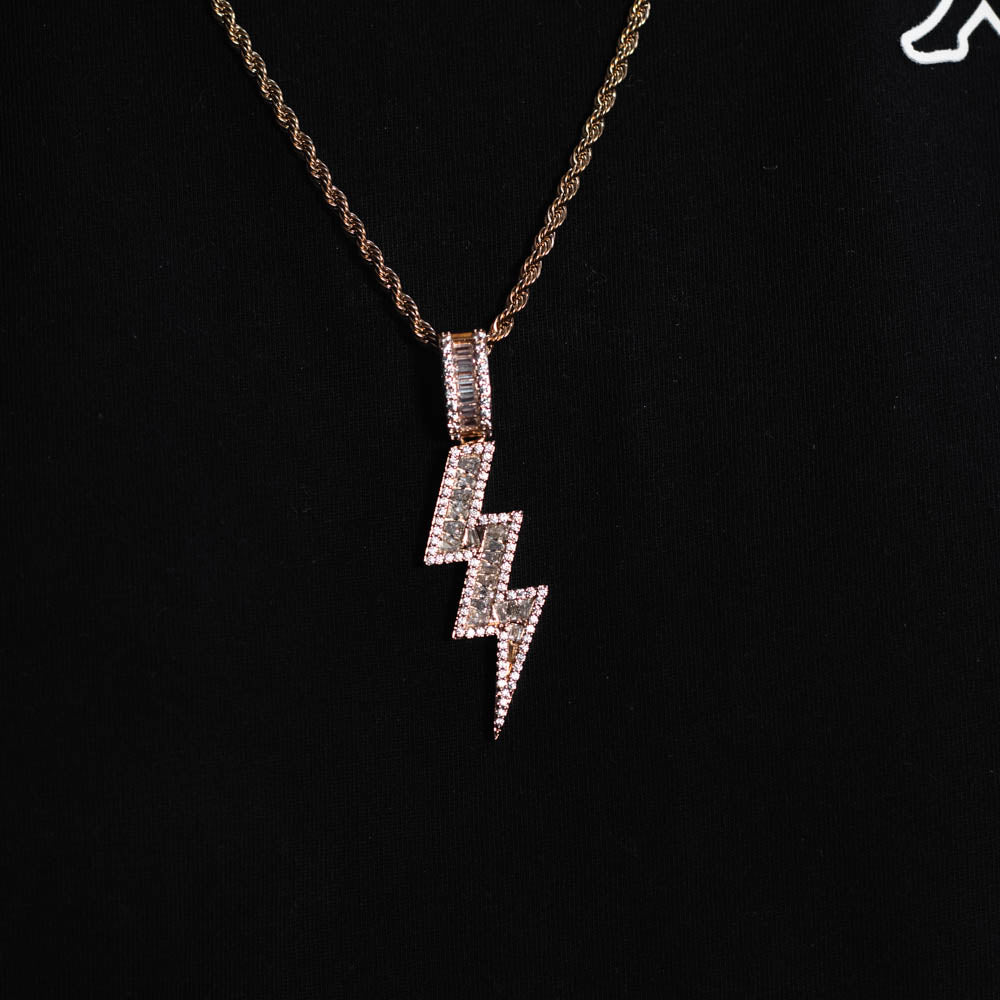 Cadena Zeus Premiun Gold Rose Ice 18k