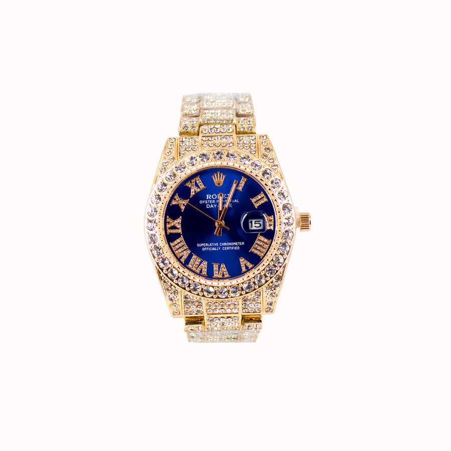 Reloj Iced Azul 18k